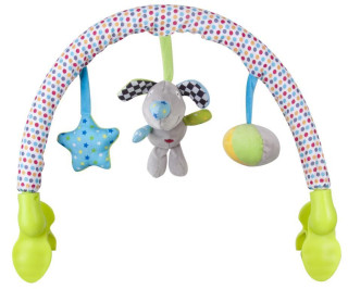 Hrazdička na kočárek B09.002 - ŠEDÉ MYŠKY