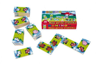 Domino Moje první zvířátka dřevěné