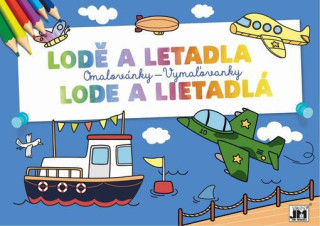Omalovánky A5 Lodě a letadla
