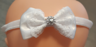 Kojenecká čelenka s mašličkou