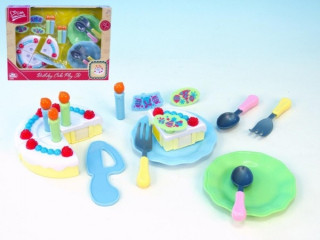 Krájecí dort s doplňky