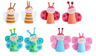 Kreativní sada První stříhání Zvířátka s křídly Craft Kit Haba 