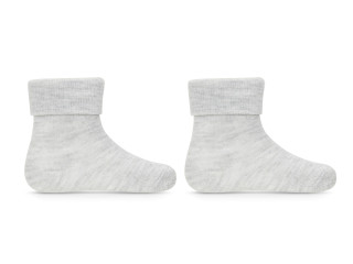 Kojenecké ponožky BIO bavlna sv. šedé Be Snazzy