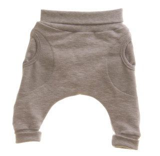 Tepláčky "rostoucí" Baggy MKcool Šedý melír