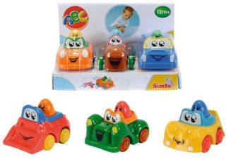 Veselá autíčka 3ks, 4 druhy nezobra