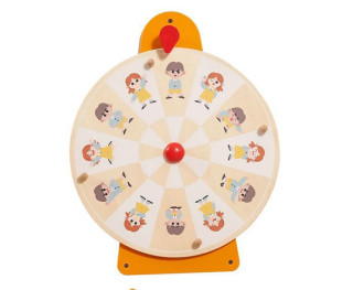 Dřevěná nástěná hra výrazy tváře