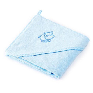 Dětská osuška Sensillo Hippo 80x80 cm světle modrá