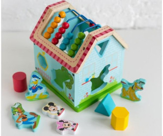 Disney Dřevěný motorický domeček Mickeyho svět