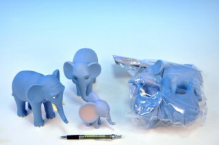 Nejmenší slon na světě postavičky máma, táta, Bedříšek 7,5-14cm