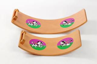 Houpací prkno s dřevěnou úchytkou