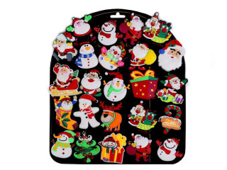 Silikonové magnetky - vánoční motivy 1 ks