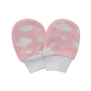 Rukavice bavlna potisk obláček růžová Esito