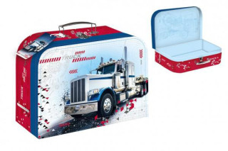 Kufřík školní papírový Truck 35x23x10 cm