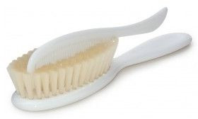 Hřeben a kartáč de Luxe Canpol Bílá