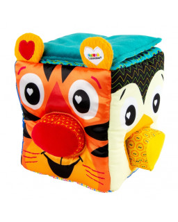 Měkká vkládací kostka se zvířátky Lamaze