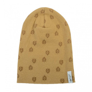 Čepička Beanie Print Rib LODGER - Honey