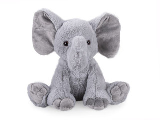 Slon plyšový 25 cm sedící  ECO materiál 