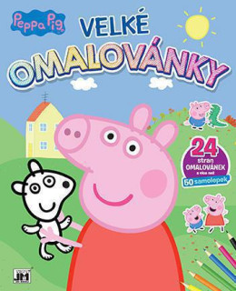 Velké omalovánky Prasátko Peppa