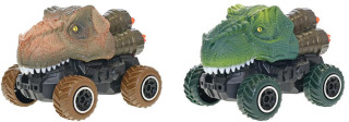 Dinoworld auto/dinosaurus 12,5 cm na zpětný chod