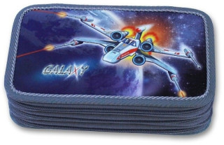 Školní pouzdro 3-patra plněné Galaxy Emipo