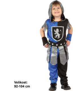 Šaty na karneval - rytíř, 92 -104 cm