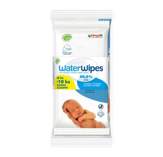 100% Bio odbouratené ubrousky 60 + 10 ks Waterwipes