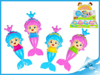 Mořská panna 19cm plavací ve vodě na natažení