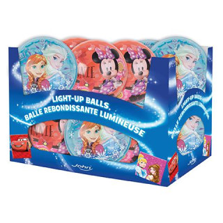 Míč svítící Frozen & Minnie 10 cm