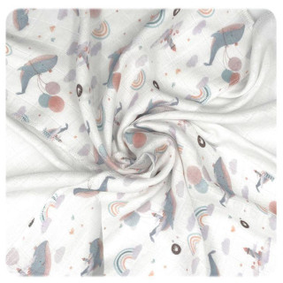 Bambusové ubrousky XKKO BMB 30x30 Digi - Sky Whale MIX