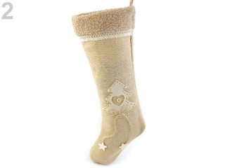 Mikulášská / vánoční punčocha 20x27 cm