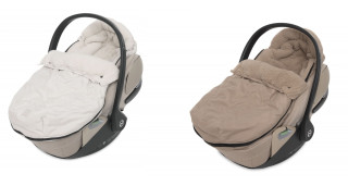 Fusak do autosedačky Embossed Jollein