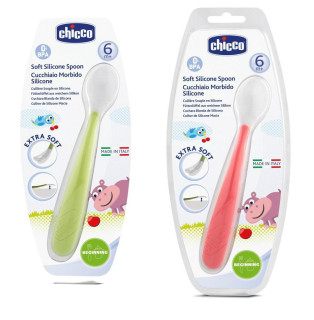 Lžička silikon Soft Chicco