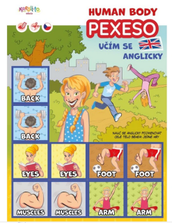 Pexeso Učím se anglicky - The human body