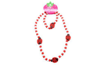 Náhrdelník + náramek berušky