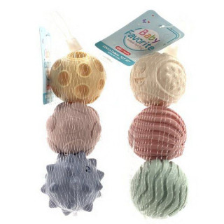 Míček s texturou set 3 ks 6 cm