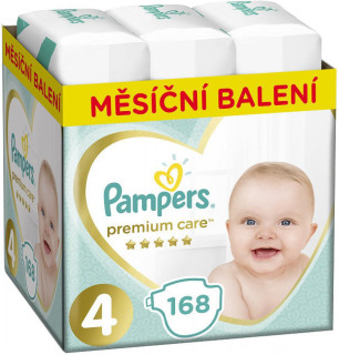 Premium Care 4 MAXI 9-14kg 168ks Pampers