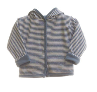 Oboustranný kabátek MKCool Modrý Proužek