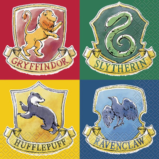 Ubrousky papírové - Harry Potter 33x33cm, 16 ks