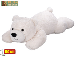 Medvěd lední plyšový ležící, 100 cm Plush Friends
