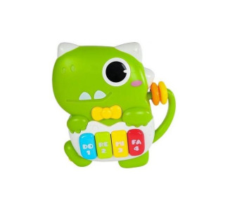 Mini Club dinosaurus pianko 15 cm na baterie se světlem a zvukem