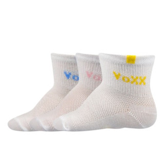 Ponožky kojenecké Fredíček mix bílé (3 páry) 