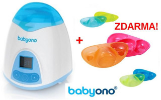 Elektrický ohřívač lahví 2v1 BabyOno + MISKY 2 KS ZDARMA