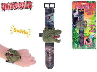 Dinoworld projektor/hodinky 22,5cm na baterie