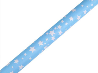 Balicí papír vánoční 0,7x2 m Hvězdičky