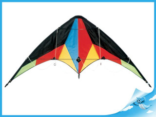 Drak řiditelný rogalo nylonový 120x60cm duální