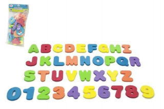 Pěnová písmena a číslice do vany 36ks