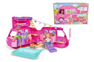 Panenka Evička s obytným vozem