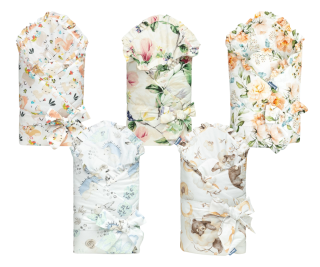 Zavinovačka pro miminko s volánkem 75 x75 cm Sensillo