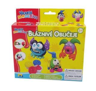 Modelína bláznivé obličeje