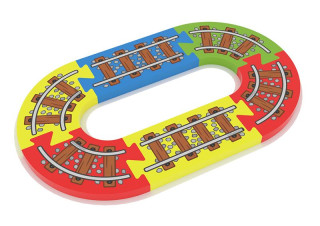 Malé koleje - Pěnová stavebnice Millaminis